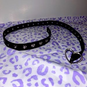 I am selling this very cute, black and silver heart belt off of Amazon